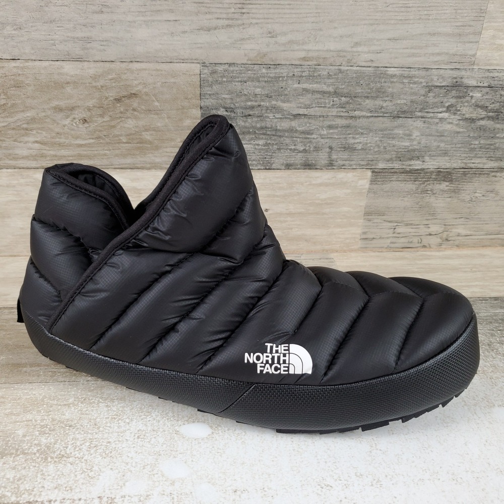 The North Face ThermoBall Traction Mens Bootie Sz 11 TNF Black Comfort Slip On